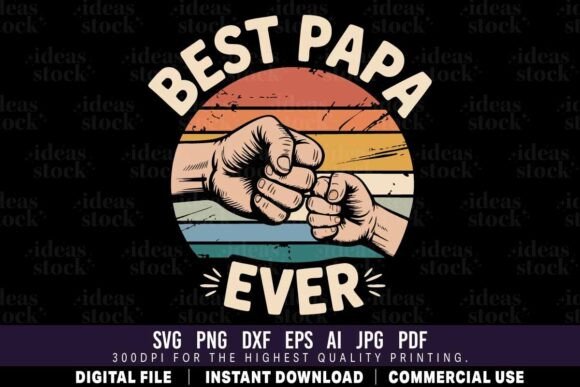 Download Best Papa Ever Fist Bump SVG - Fist bump svg Collection