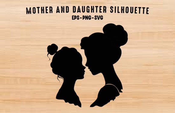 Download Mother Toddler Daughter SVG Silhouette - Daughter svg Collection