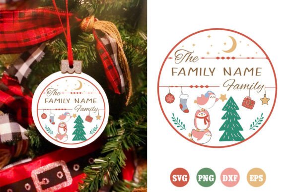 Download Retro Family Christmas Ornaments SVG - Premium Bundle