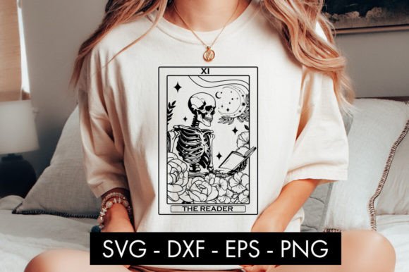 Download Tarot Card the Reader SVG Cut File PNG - Reader svg Collection