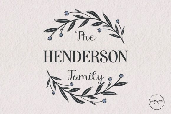 Download Circle Leaf Family Name Sublimation - Premium Resources